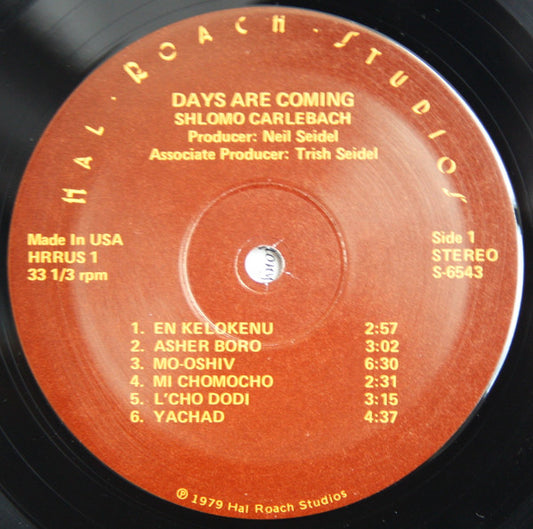 Shlomo Carlebach* : Days Are Coming (LP, Album)