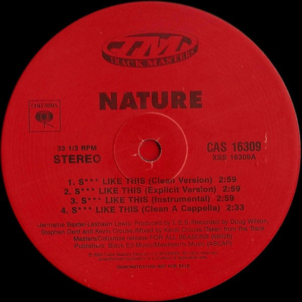 Nature (4) : S*** Like This / Natures Shine (12", Promo)