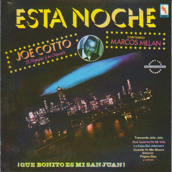 Joe Cotto Y Su Orquesta : Esta Noche  (CD, Album)
