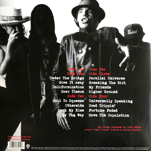 Red Hot Chili Peppers : Greatest Hits (2xLP, Comp, RE, Gat)