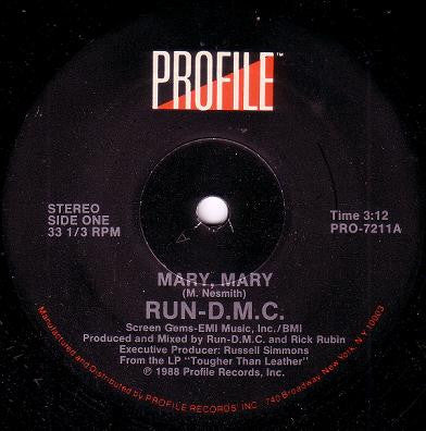 Run-DMC : Mary Mary (12")