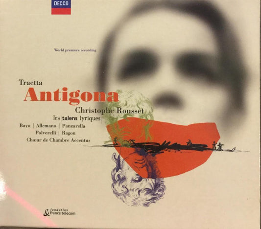 Tommaso Traetta - María Bayo | Carlo Allemano | Anna Maria Panzarella | Laura Polverelli | Gilles Ragon | Chœur de Chambre Accentus | Les Talens Lyriques | Christophe Rousset : Antigona (2xCD, Album + Box, Sli)