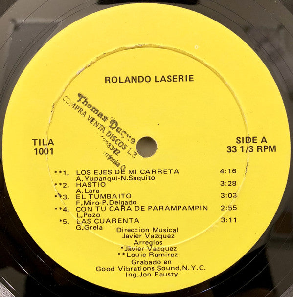 Rolando La Serie : Rolando Laserie (LP)