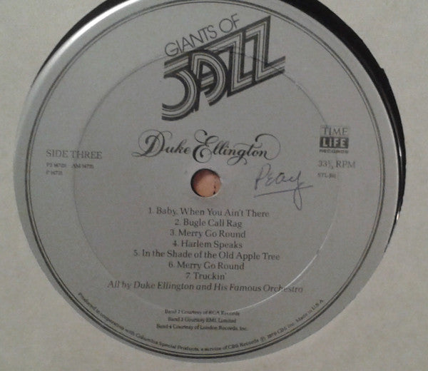 Duke Ellington : Giants Of Jazz - Duke Ellington (3xLP, Comp + Box)