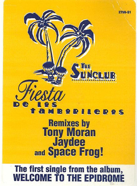 The Sunclub - Fiesta De Los Tamborileros vinyl record, 12" (Very Good Plus (VG+)) | Lulo Records