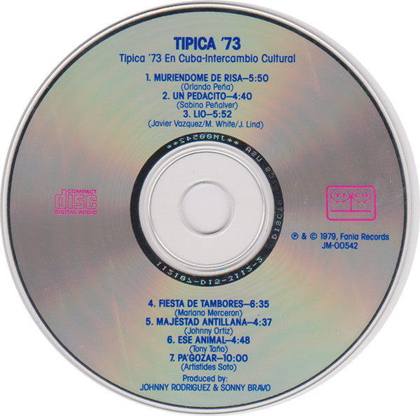 Tipica 73 : En Cuba-Intercambio Cultural (CD, Album, RE)