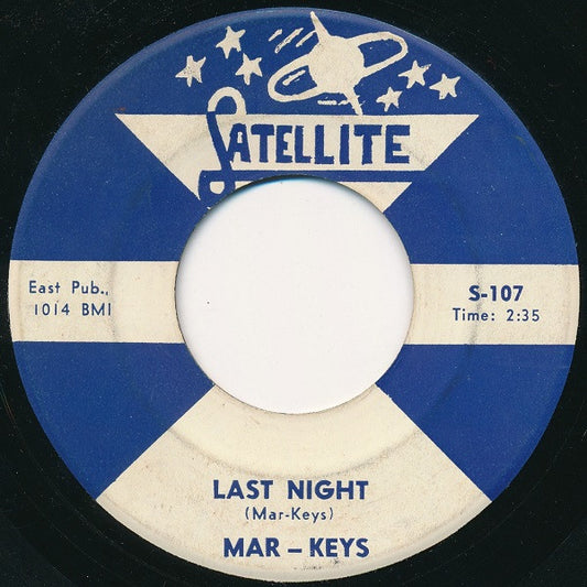 The Mar-Keys : Last Night (7", Single, Mon)