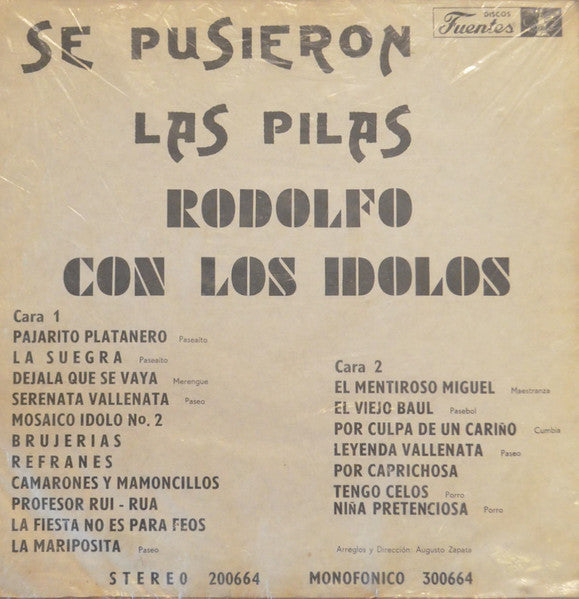 Rodolfo* Con Los Idolos : Se Pusieron Las Pilas (LP, Album)