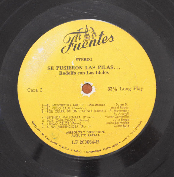 Rodolfo* Con Los Idolos : Se Pusieron Las Pilas (LP, Album)