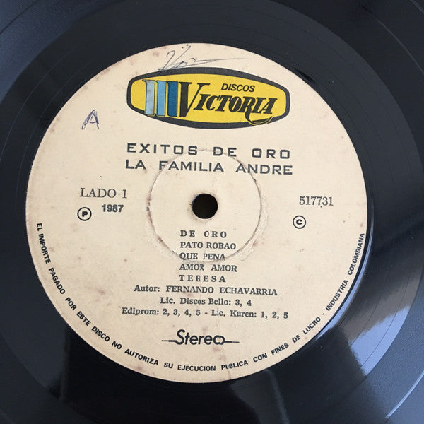 La Familia André : Exitos De Oro (LP, Comp)