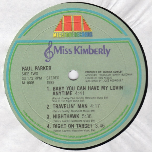 Paul Parker : Too Much To Dream (LP, Album)
