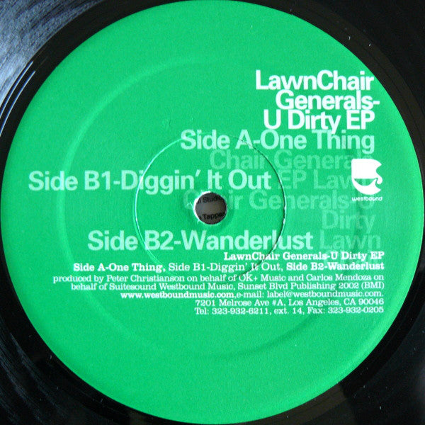 LawnChair Generals : U Dirty EP (12", EP)