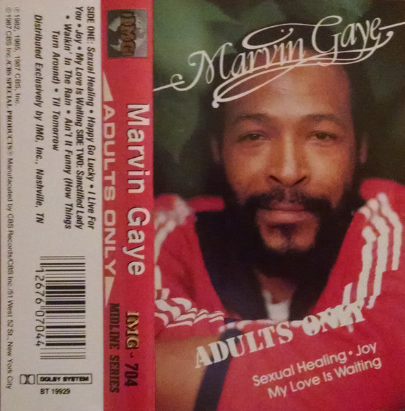 Marvin Gaye : Adults Only (Cass, Album, Comp)