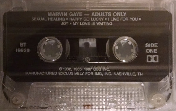Marvin Gaye : Adults Only (Cass, Album, Comp)