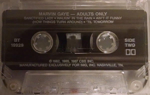 Marvin Gaye : Adults Only (Cass, Album, Comp)