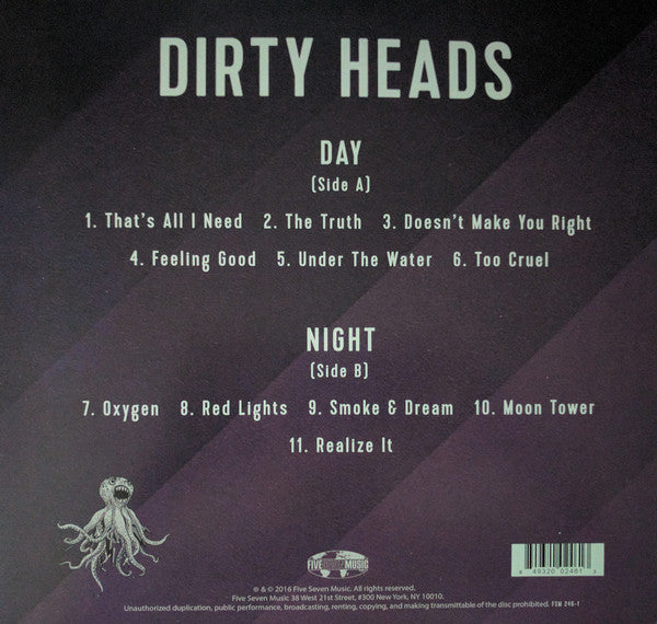Dirty Heads* : Dirty Heads (LP, Album, Ora)