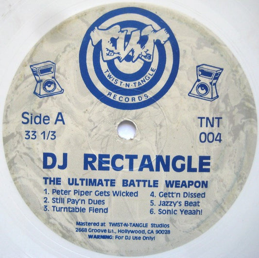 DJ Rectangle : The Ultimate Battle Weapon (LP, Whi)