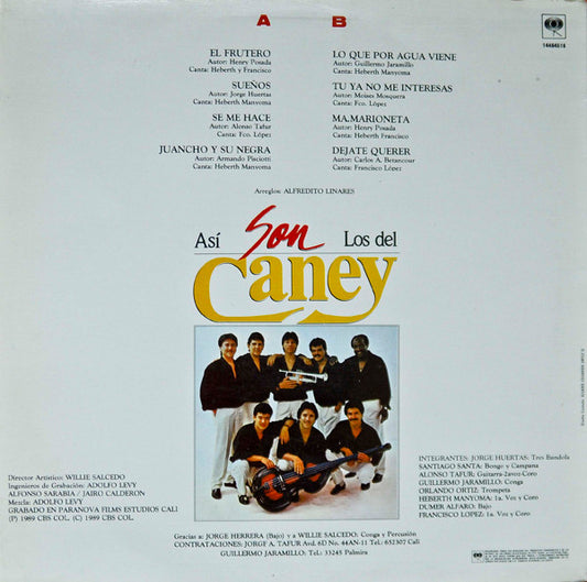 Los Del Caney - Asi Son Los Del Caney vinyl record, LP (Very Good Plus (VG+)) | Lulo Records