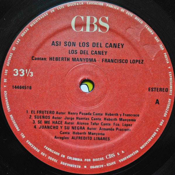 Los Del Caney : Asi Son Los Del Caney (LP, Album)