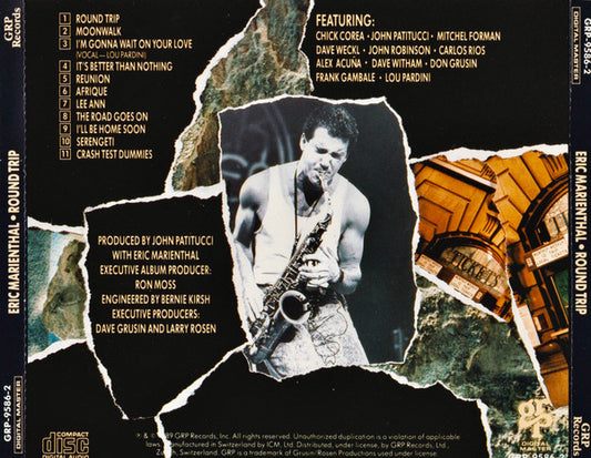 Eric Marienthal - Round Trip vinyl record, CD (Mint (M)) | Lulo Records