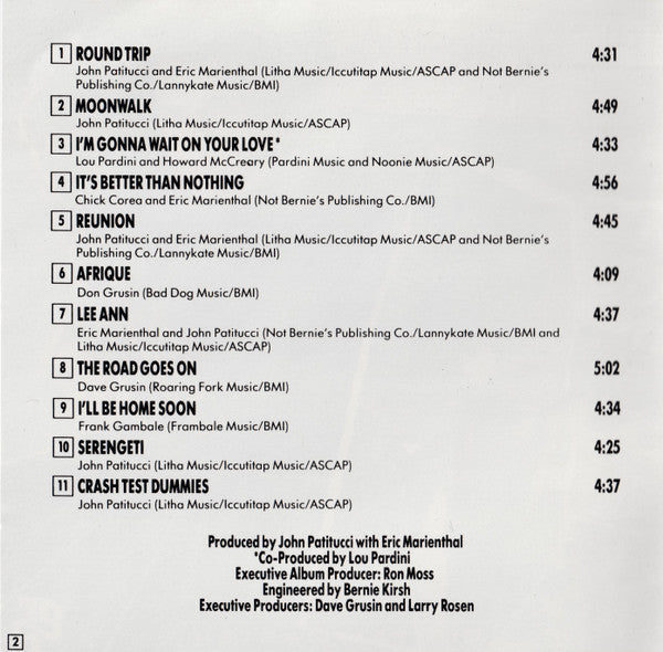 Eric Marienthal : Round Trip (CD, Album)
