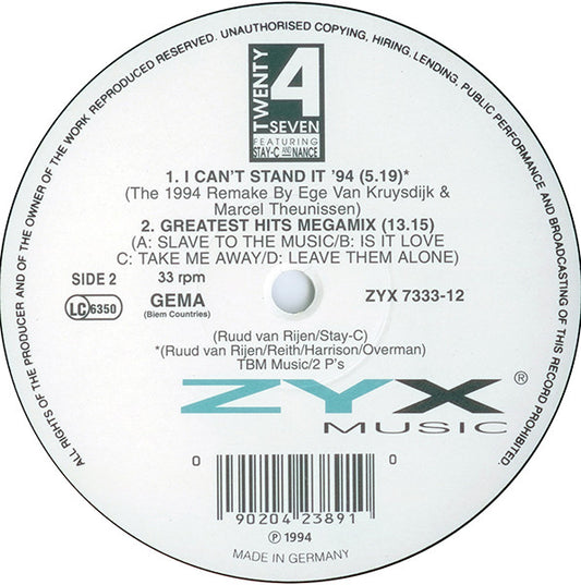 Twenty 4 Seven Featuring Stay-C And Nance - Leave Them Alone vinyl record, 12" (Near Mint (NM or M-)) | Lulo Records