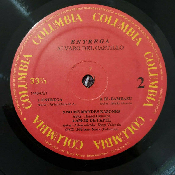 Alvaro Del Castillo : Entrega (LP, Album)