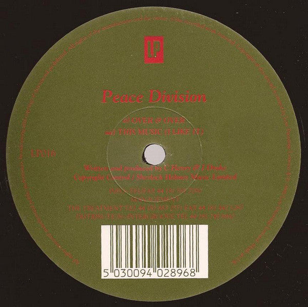 Peace Division : Over & Over / This Music (I Like It) (12")