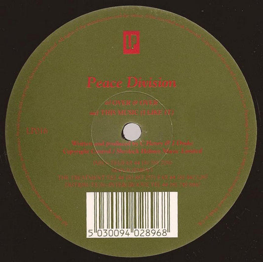 Peace Division : Over & Over / This Music (I Like It) (12")