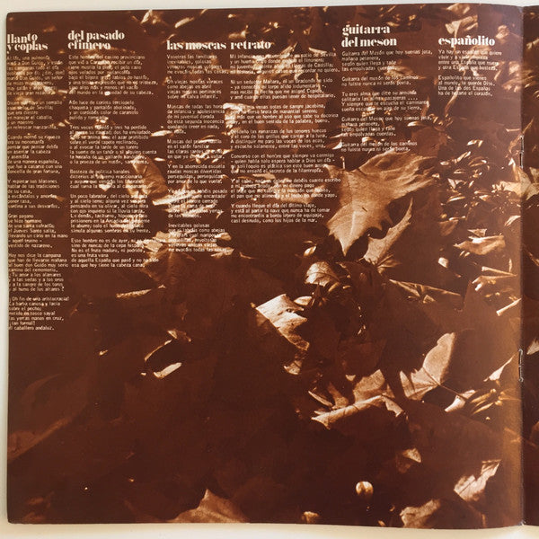Joan Manuel Serrat : Dedicado A Antonio Machado, Poeta (LP, Album, Gat)