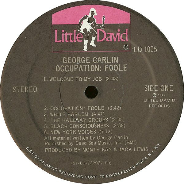 George Carlin : Occupation: Foole (LP, Album, PR )
