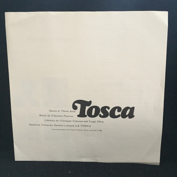 Giacomo Puccini - Zinka Milanov • Jussi Björling • Leonard Warren • Erich Leinsdorf Conductor Orchestra Del Teatro Dell'Opera Di Roma And Coro Del Teatro Dell'Opera Di Roma : Tosca (2xLP, Album, RP + Box)