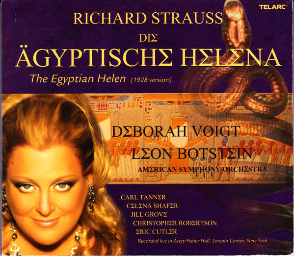 Richard Strauss - Deborah Voigt, The American Symphony Orchestra, Leon Botstein : Die Ägyptische Helena (2xCD, Album)