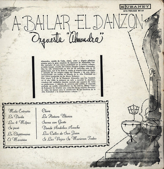 Orquesta Almendra - A Bailar El Danzón Volumen II vinyl record, LP (Near Mint (NM or M-)) | Lulo Records