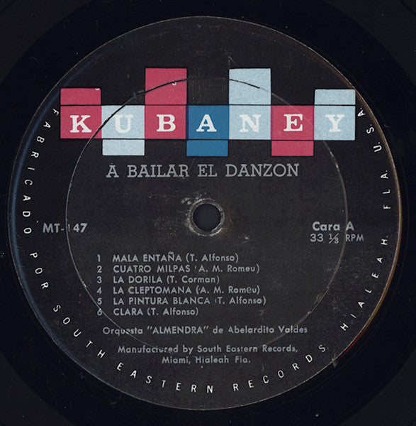 Orquesta Almendra : A Bailar El Danzón Volumen II (LP, Mono)