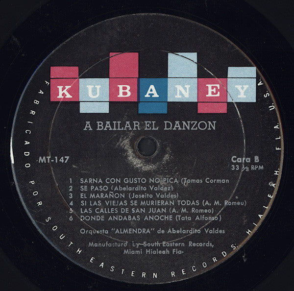 Orquesta Almendra : A Bailar El Danzón Volumen II (LP, Mono)