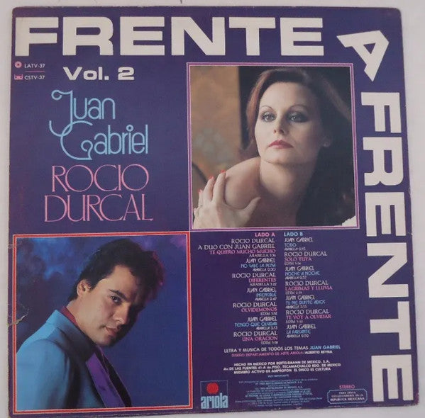 Rocío Dúrcal Y Juan Gabriel : Frente A Frente Vol. 2 (LP, Comp)