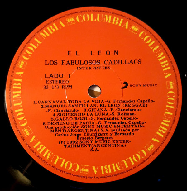 Los Fabulosos Cadillacs : El León (LP, Album, RE)