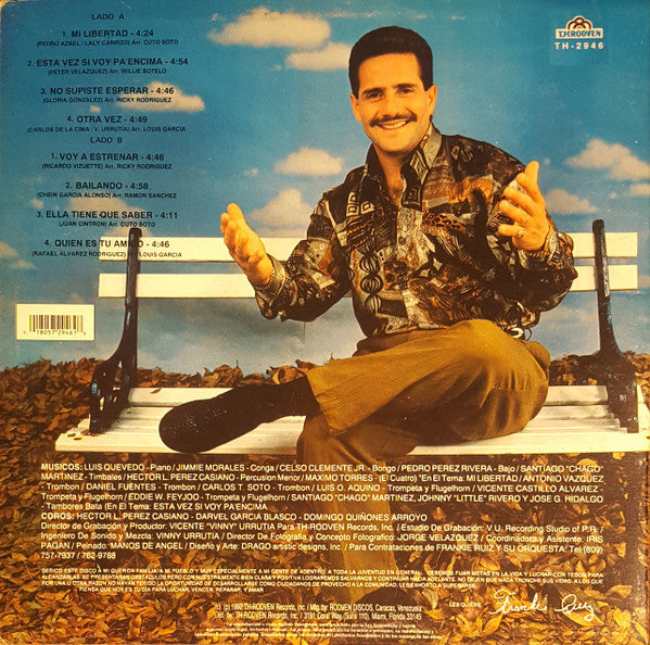 Frankie Ruiz : Mi Libertad (LP, Album)