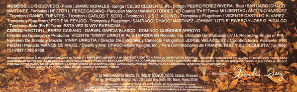 Frankie Ruiz : Mi Libertad (LP, Album)