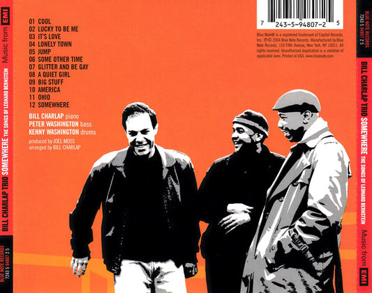 Bill Charlap Trio - Somewhere (The Songs Of Leonard Bernstein) vinyl record, CD (Mint (M)) | Lulo Records