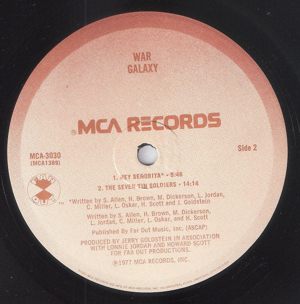 War : Galaxy (LP, Album, Pin)