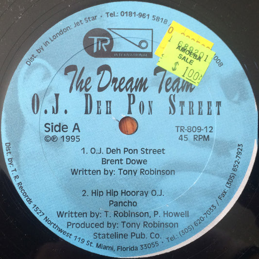 Brent Dowe, Pancho : O.J. Deh Pon Street / Girl Your Love Is Hot But Your Sex Is Not (12")