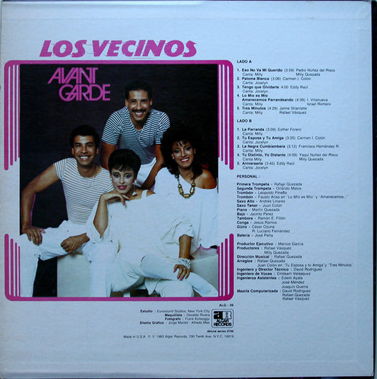 Los Vecinos - Avant Garde vinyl record, LP (Near Mint (NM or M-)) | Lulo Records