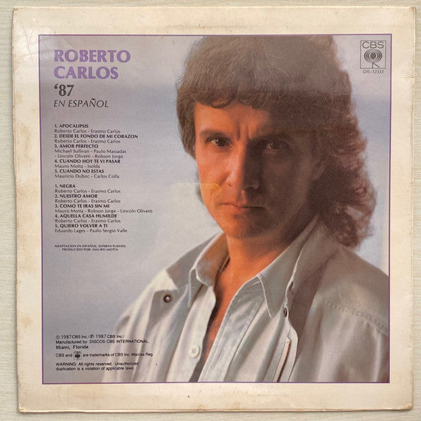 Roberto Carlos : Roberto Carlos '87 (LP, Album)