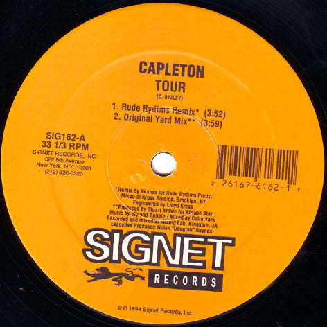 Capleton : Tour (12")