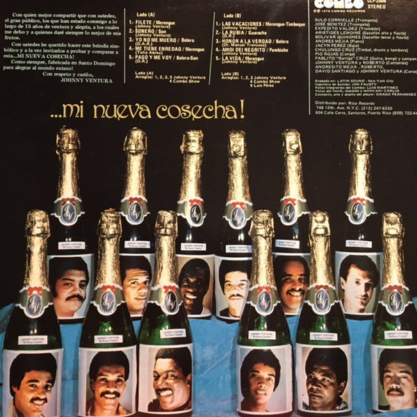Johnny Ventura : Presentando A...Mi Nueva Cosecha! (LP, Album)