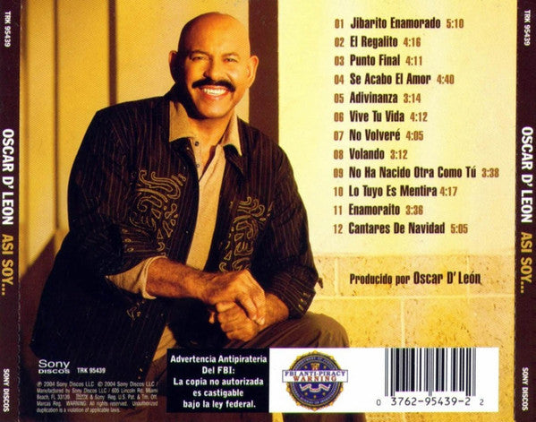 Oscar D' León : Asi Soy... (CD, Album)