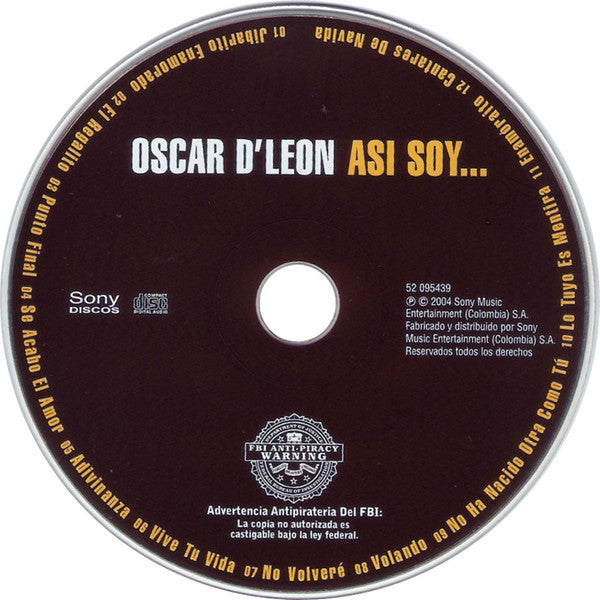 Oscar D' León : Asi Soy... (CD, Album)