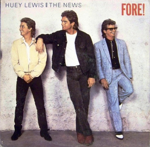Huey Lewis & The News - Fore! vinyl record, LP (Near Mint (NM or M-)) | Lulo Records